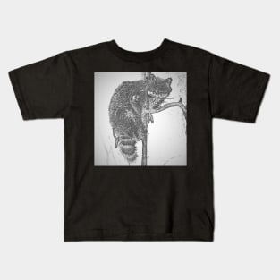 Climbing Racoon Kids T-Shirt